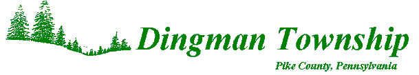 unofficial logo of Dingman Township, Pike County, Pennsylvania