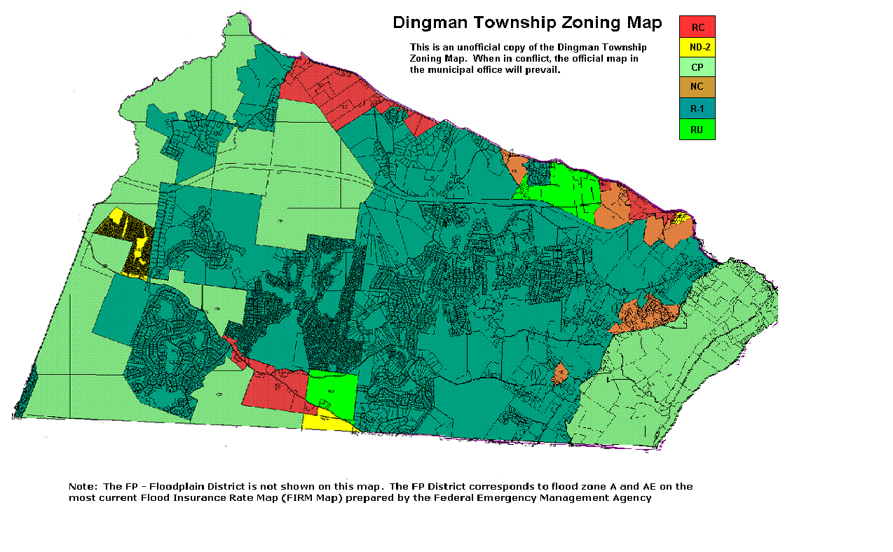 peters township zoning map